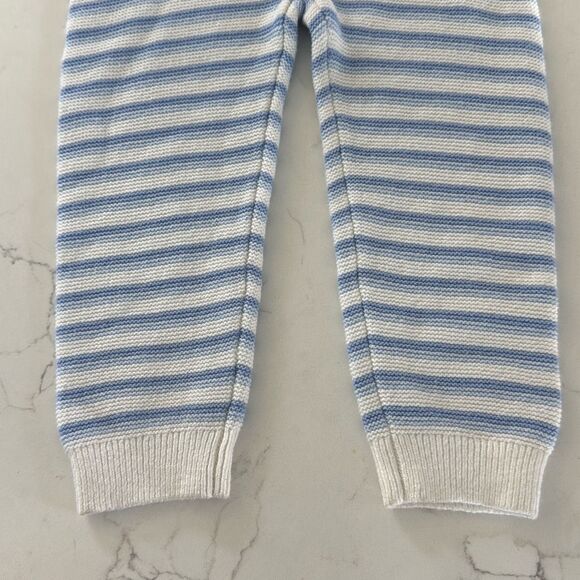 Janie and Jack Baby Striped Sweater Pant in Peek-A-Blue Stripe Size 18/24 Months - Picture 4 of 7